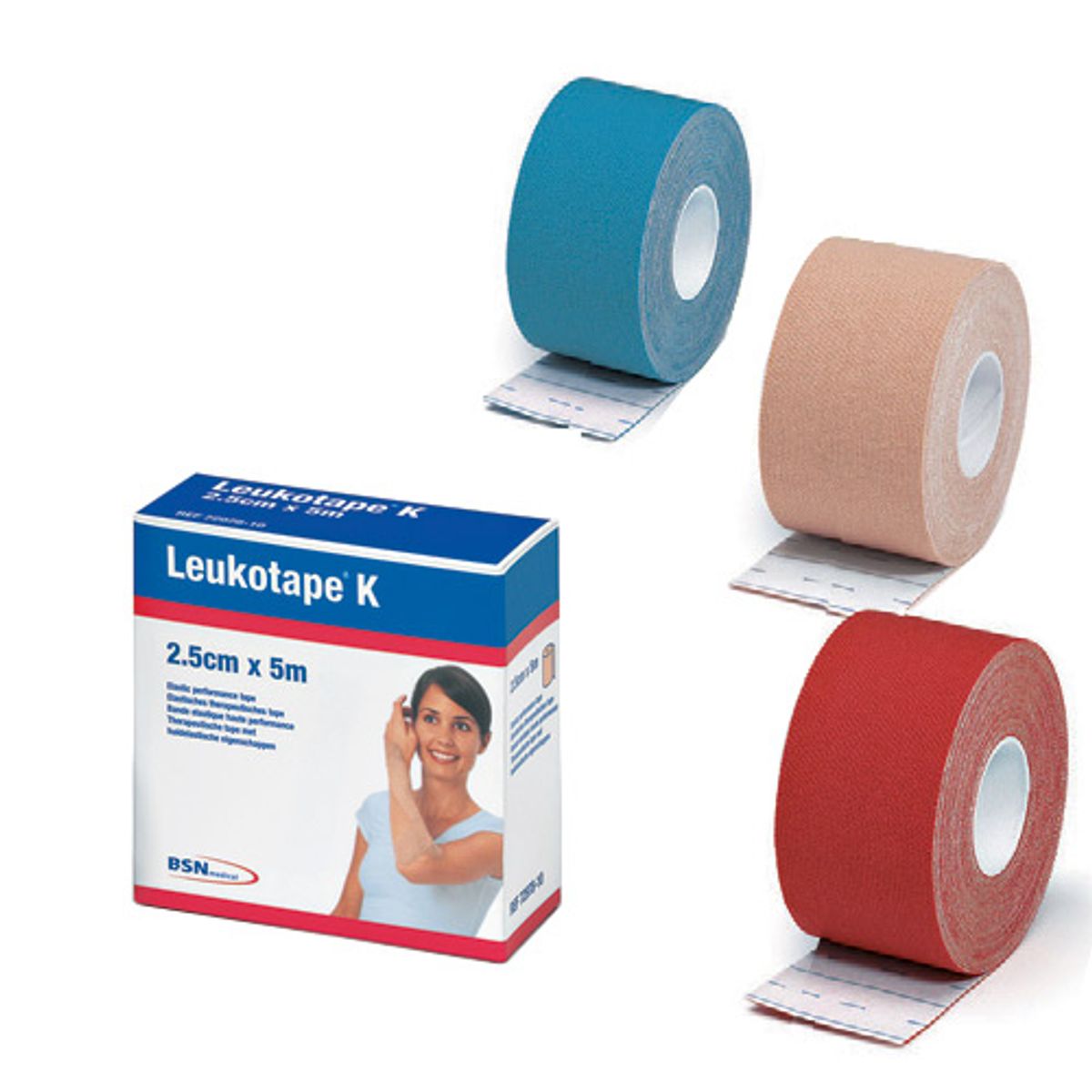 BSN Kinesiologi Tape (2,5cm x 5m) Hudfarvet