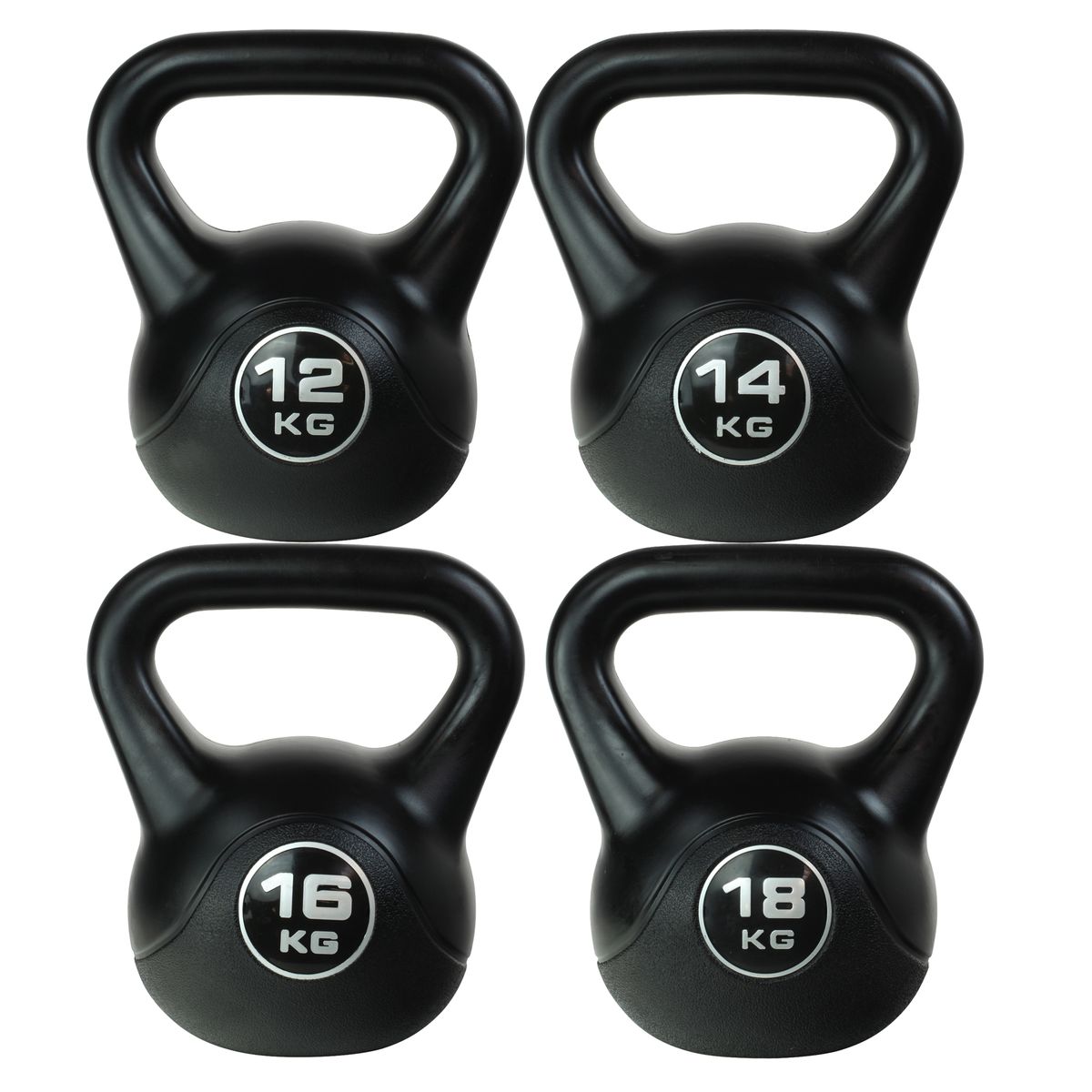 Odin Vinyl Kettlebell PAKKETILBUD (12, 14, 16, 18kg)