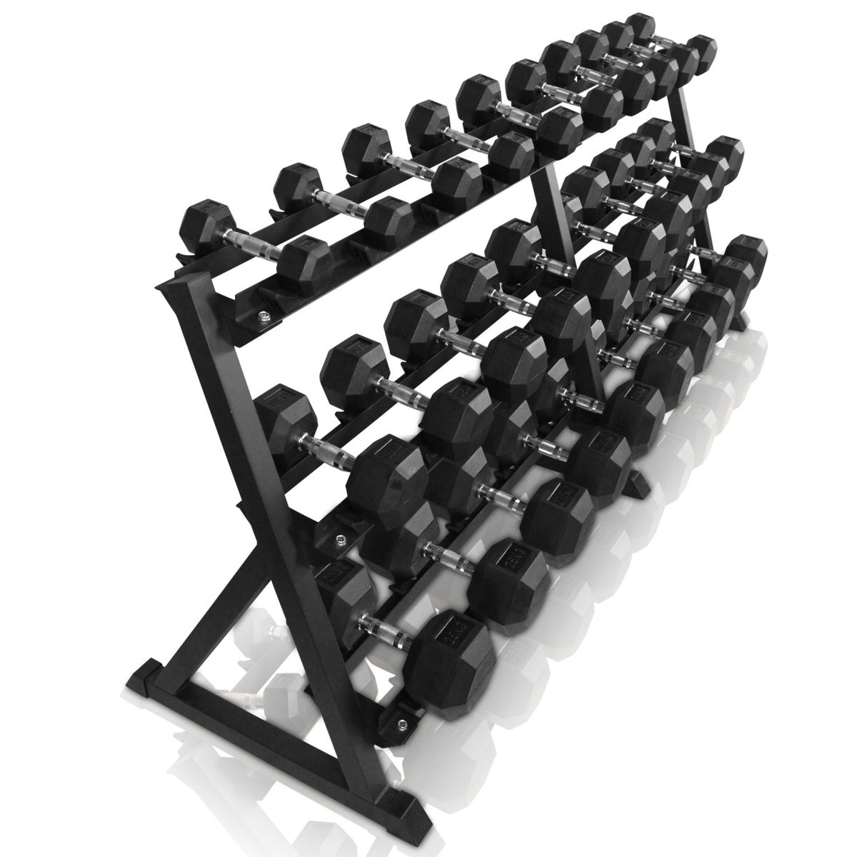 Odin 545kg Hex Set PAKKETILBUD (15 sæt håndvægte + rack)