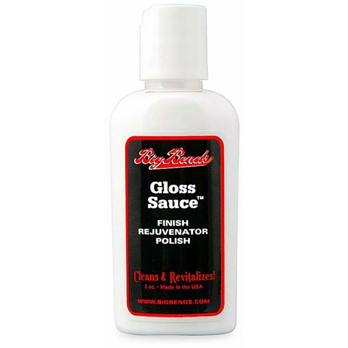 Big Bends Gloss Sauce 2 oz. guitar/bas polish