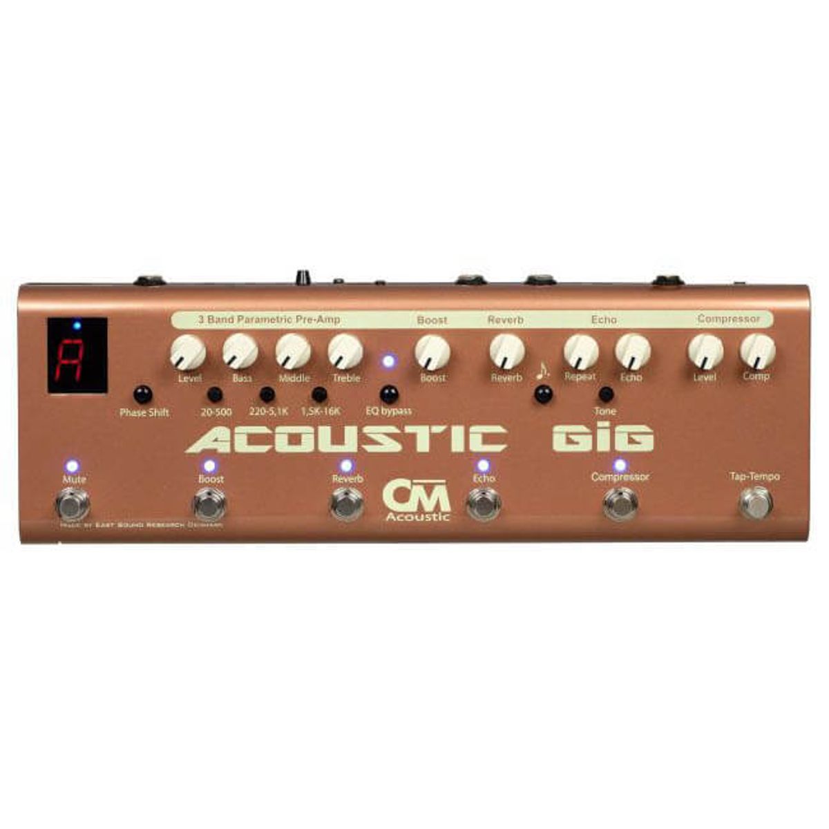 Carl Martin Acoustic GiG guitar-effekt-pedal