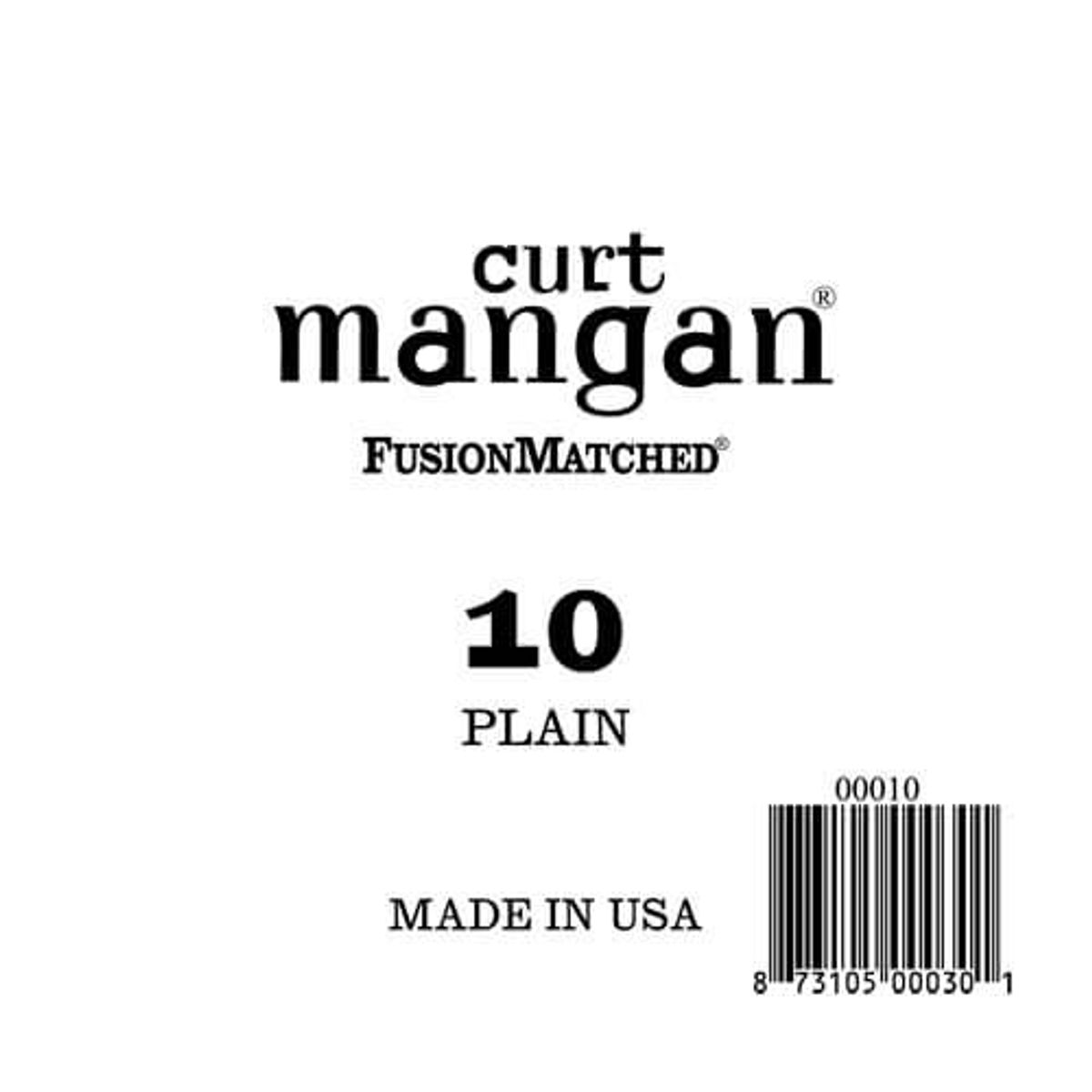 Curt Mangan 10 løs plain-steel guitarstreng .010