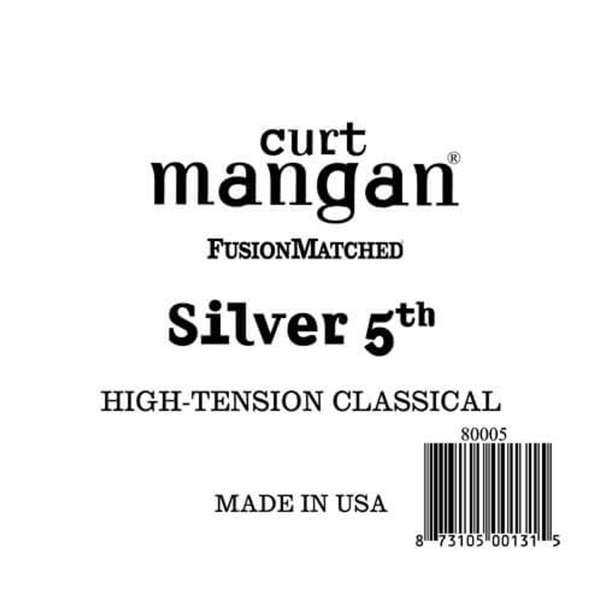 Curt Mangan 80005 løs silver-wound 5th spansk guitarstreng, high-ten