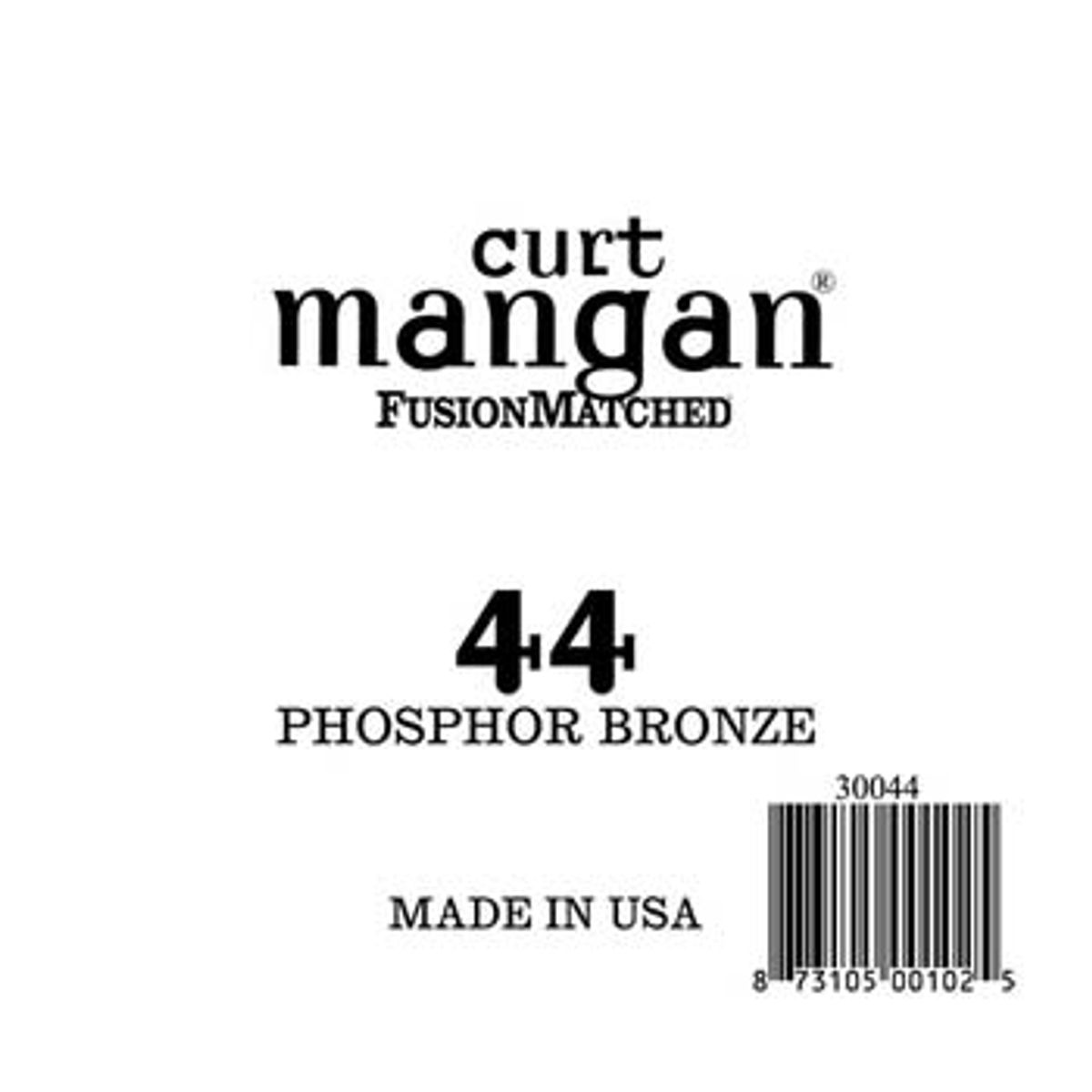 Curt Mangan 30044 løs phosphor bronze guitarstreng .044