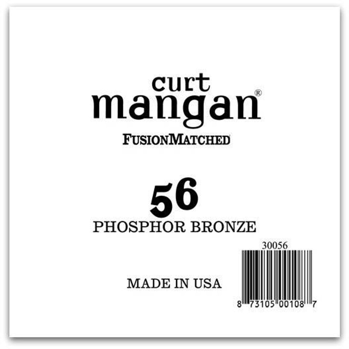 Curt Mangan 30056 løs phosphor bronze guitarstreng .056