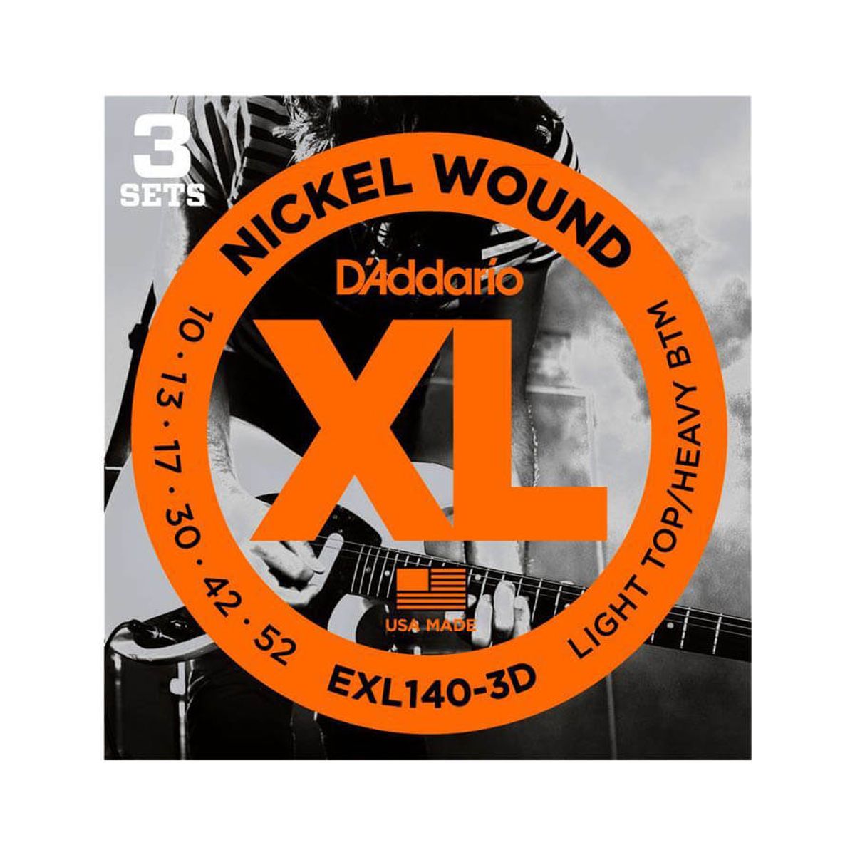 D'Addario EXL140-3D el-guitar-strenge, 010-052 (3 sæt)