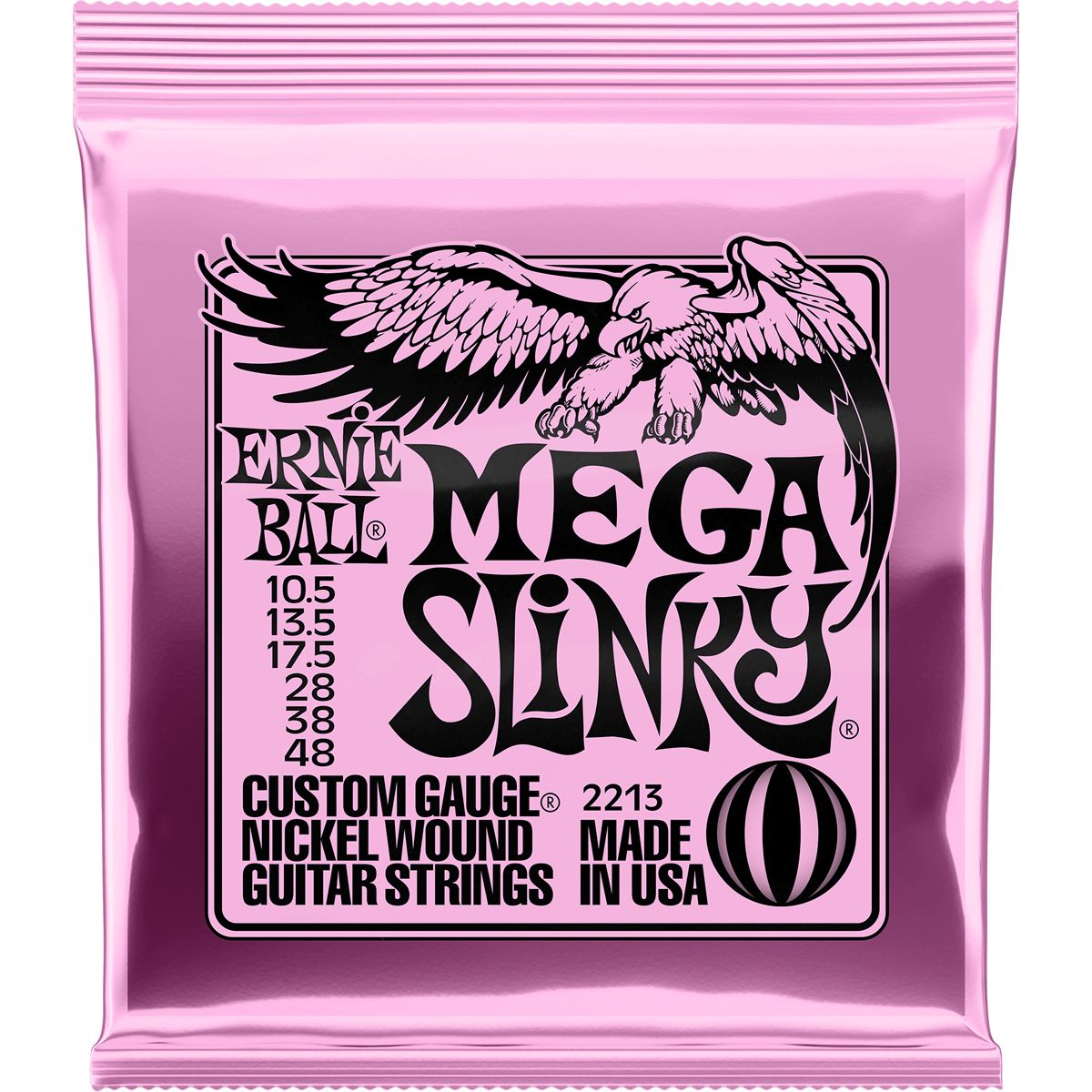 Ernie Ball 2213 Mega Slinky el-guitar-strenge, 0105-048