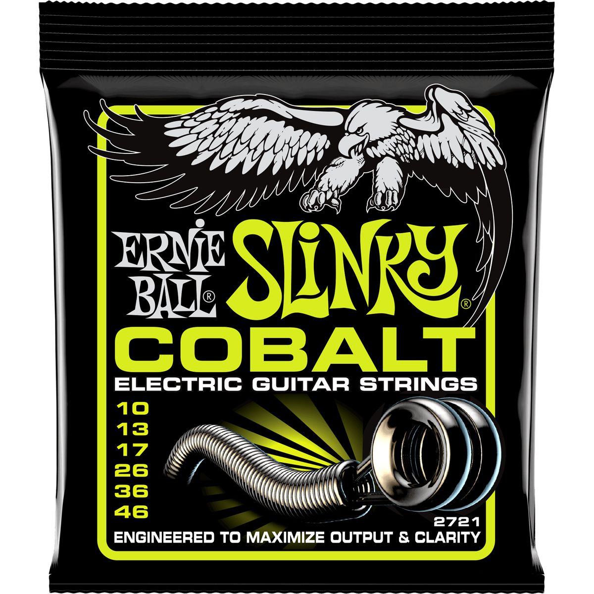 Ernie Ball 2721 Cobalt Regular Slinky el-guitar-strenge, 010-046