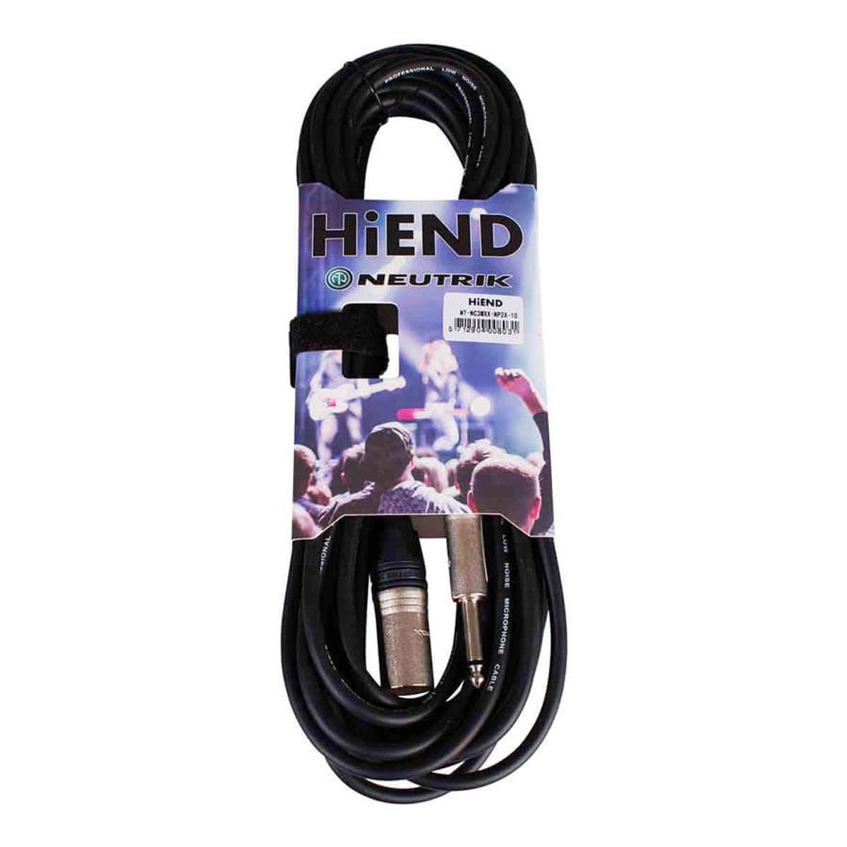 HiEnd with Neutrik XLR(han)-til-jack-kabel 10 meter