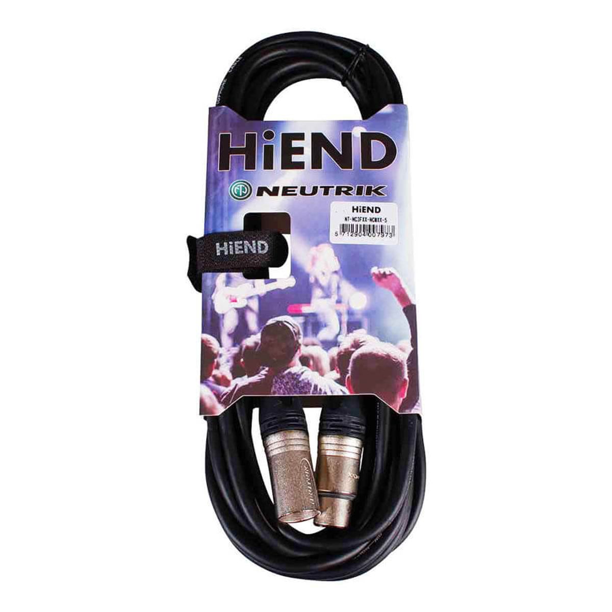 HiEnd with Neutrik xlr-til-xlr-kabel 5 meter