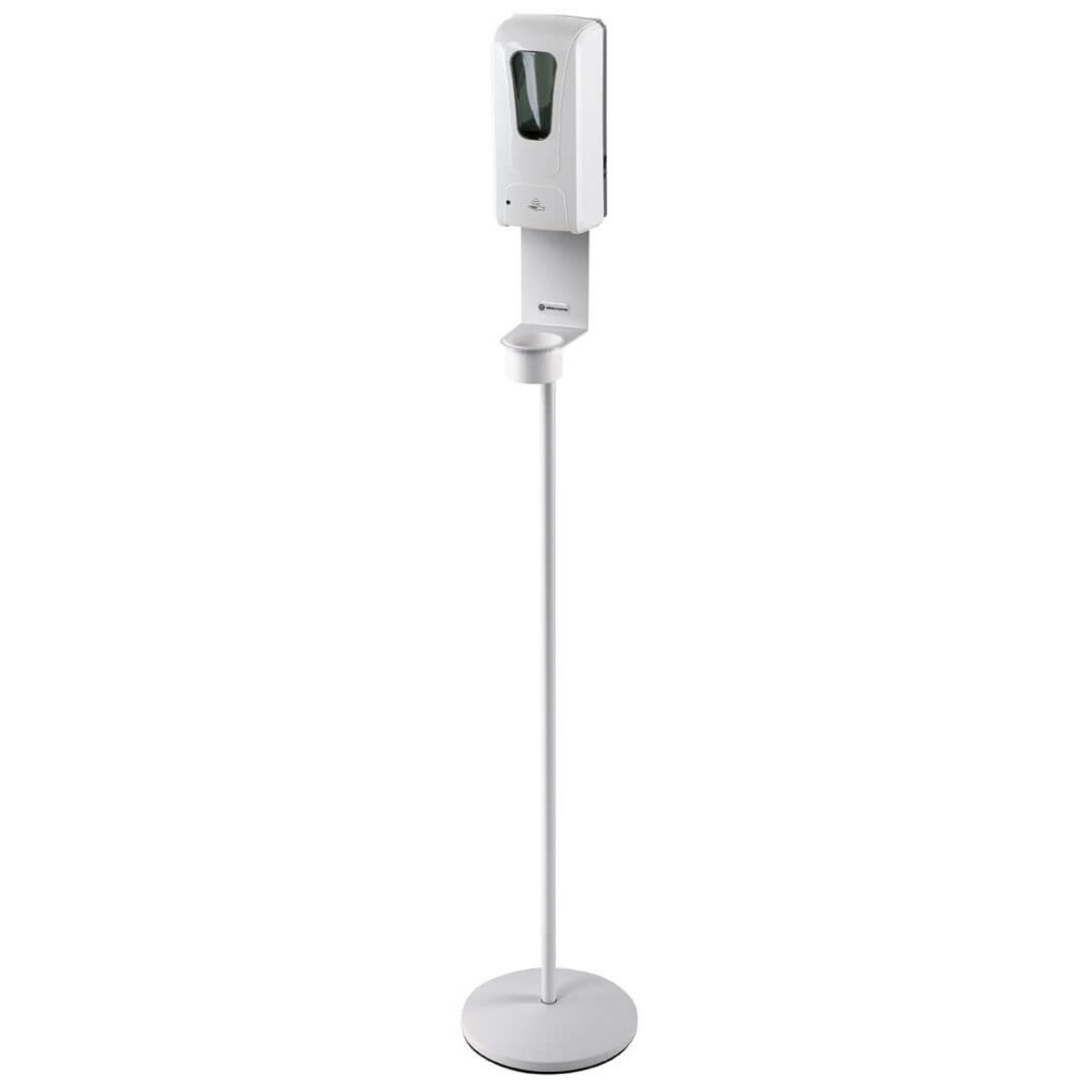 K&M König & Meyer 80329-000-76 håndsprit-stander med sensor-dispenser hvid