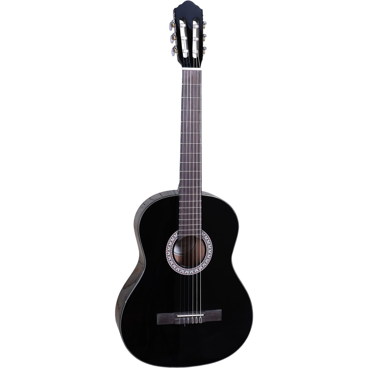 Santana B8 BK LEFT v2 spansk-guitar, venstrehåndet black