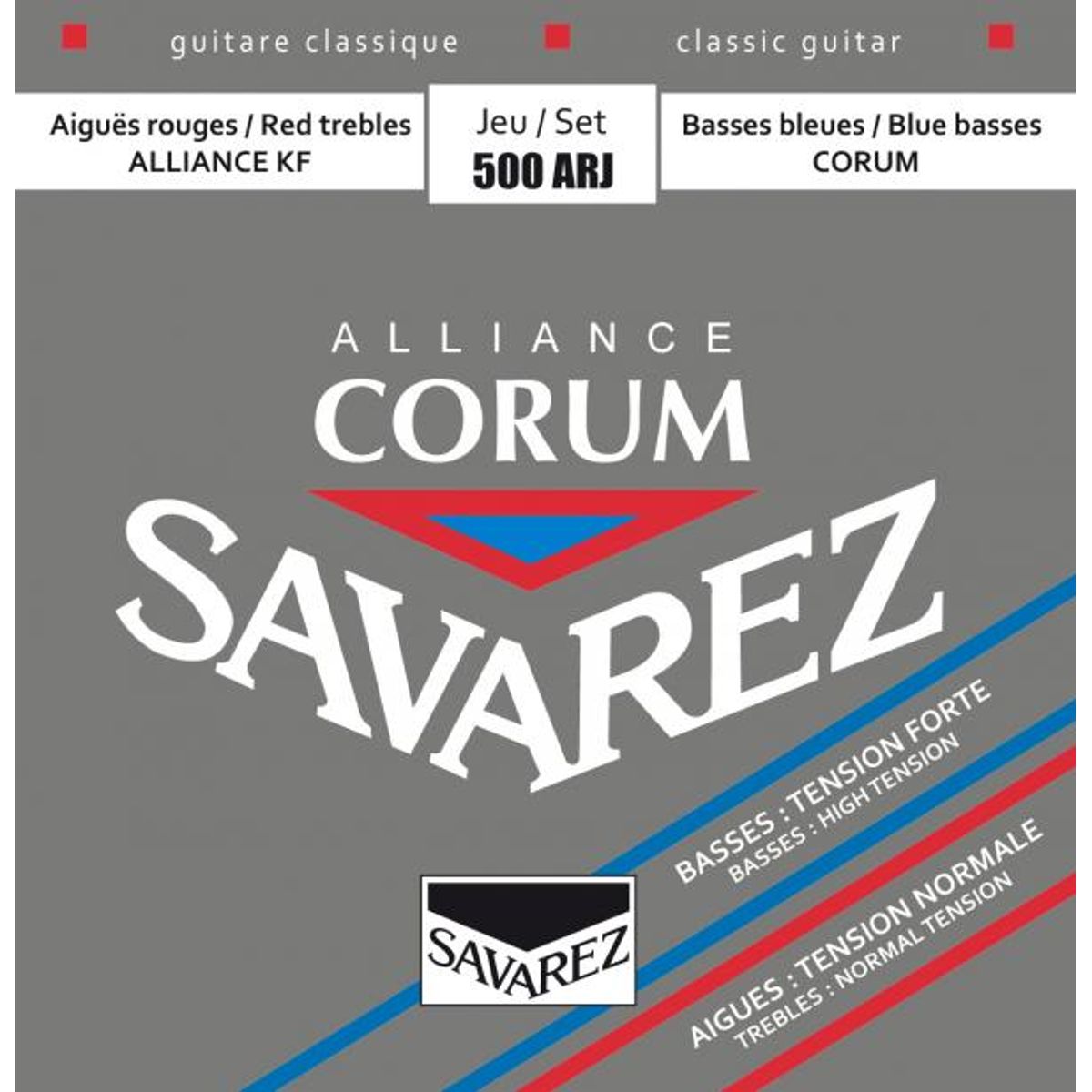 Savarez 500ARJ Alliance Corum spansk guitar-strenge, mixed tension