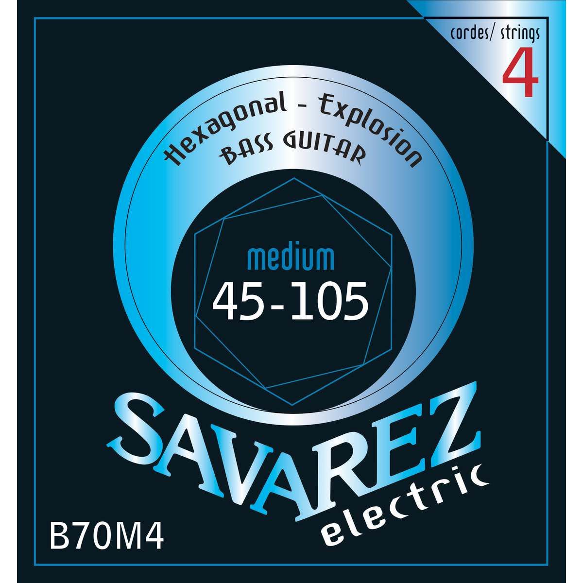 Savarez B70M4 Hexagonal Explosion el-bas-strenge, 045-105