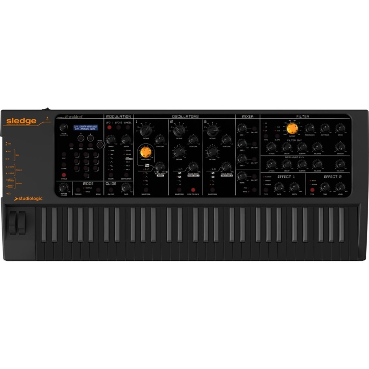 Studiologic Sledge 2.0 Black edition synthesizer