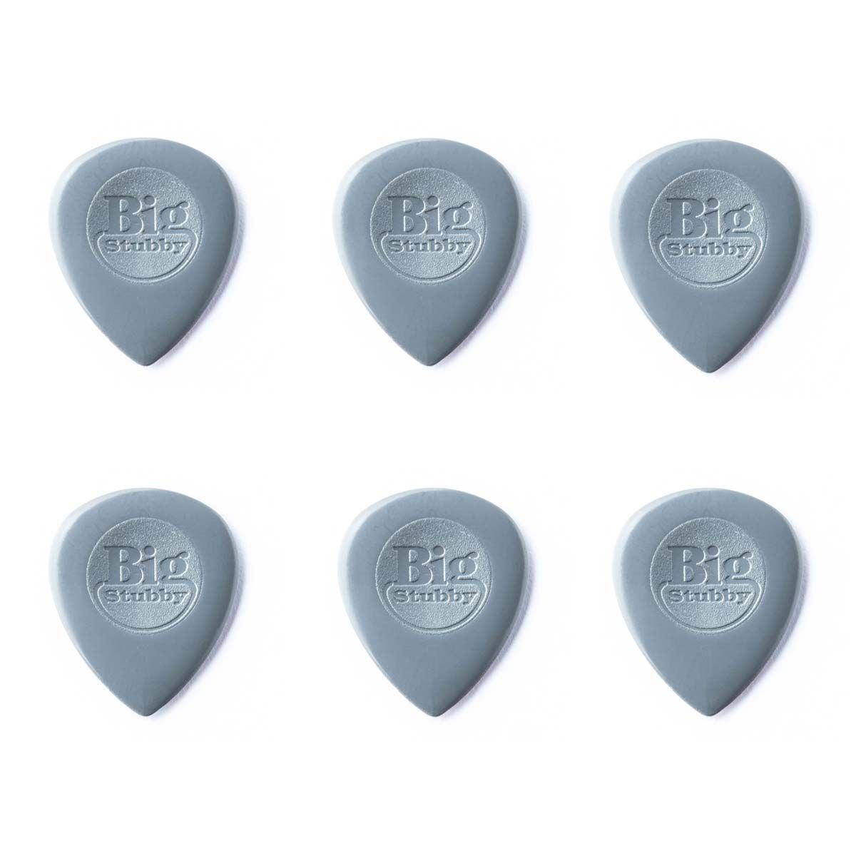 Dunlop Big Stubby 2,0 mm plektre (6 stk.)