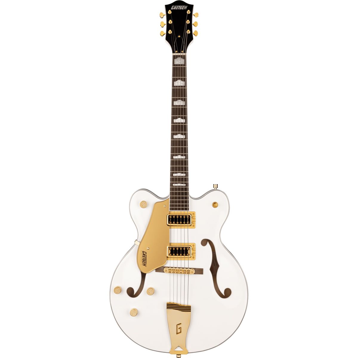 Gretsch G5422GLH vestrehånds-el-guitar snowcrest white