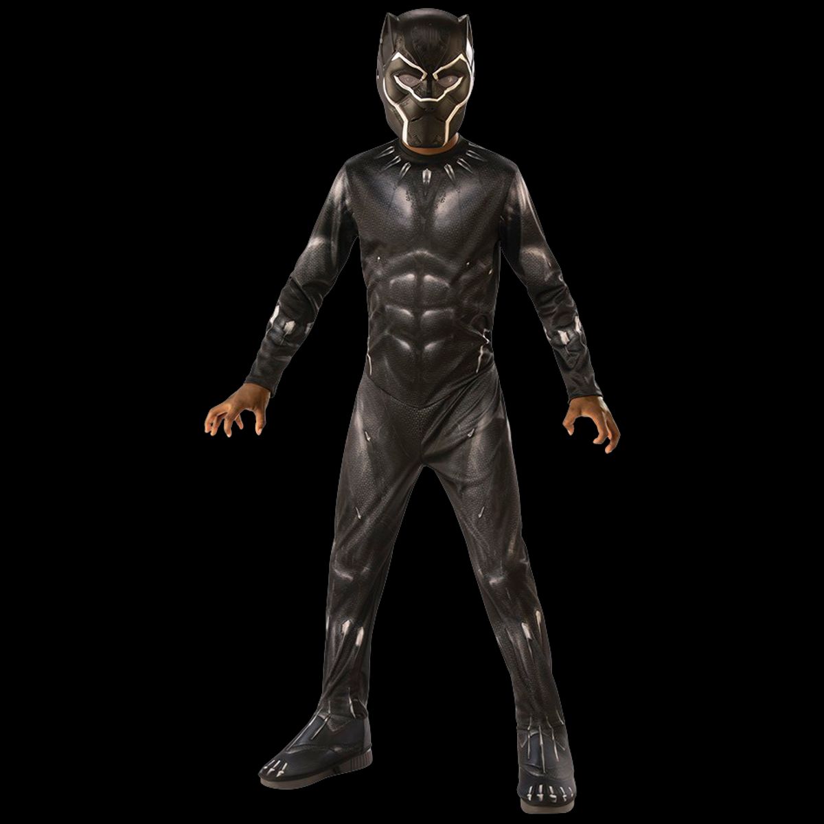 Marvel Black Panther Børne Heldragt - BLACK PANTHER - 3-4Y