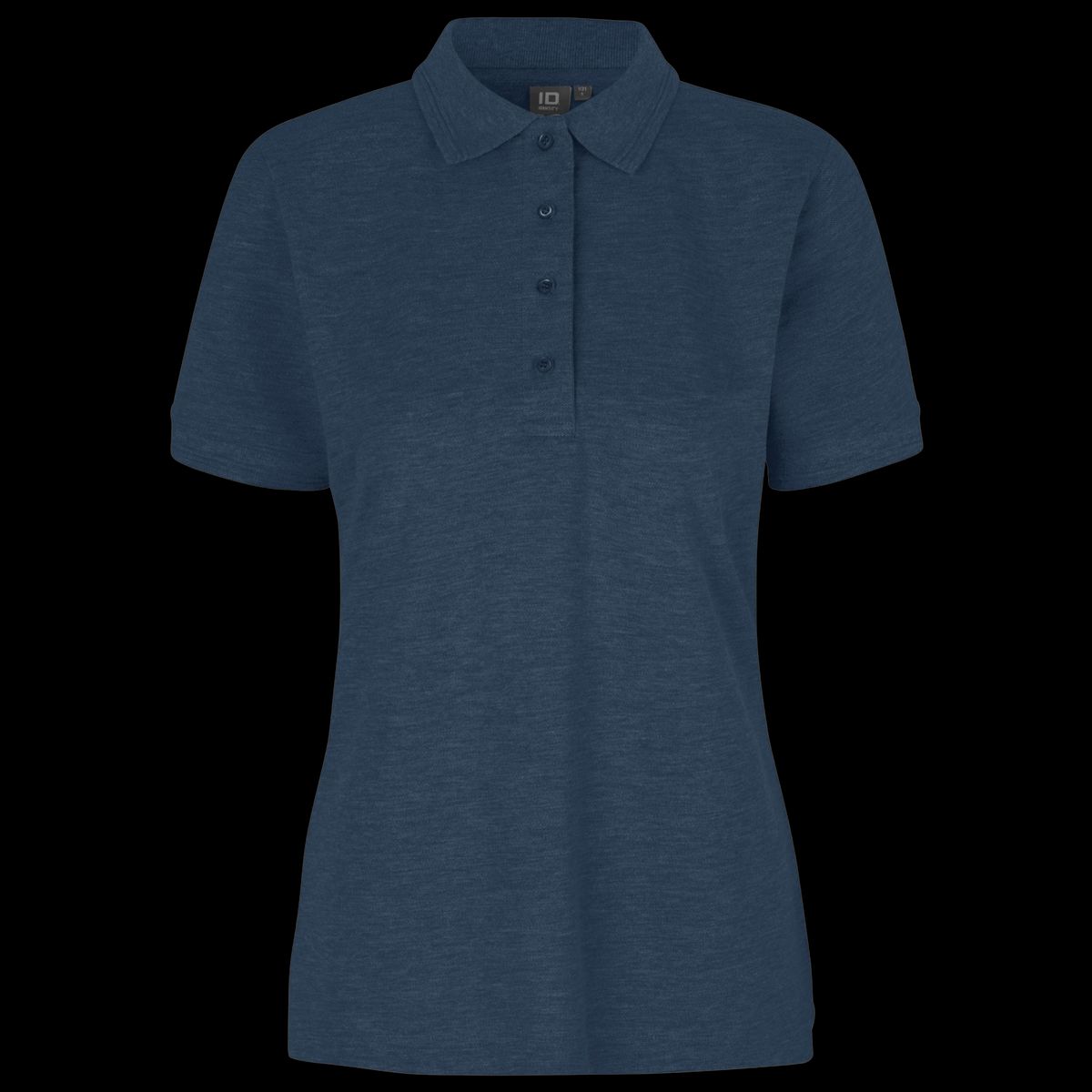 ID Pro Wear Dame Polo - Blå Melange - 3XL