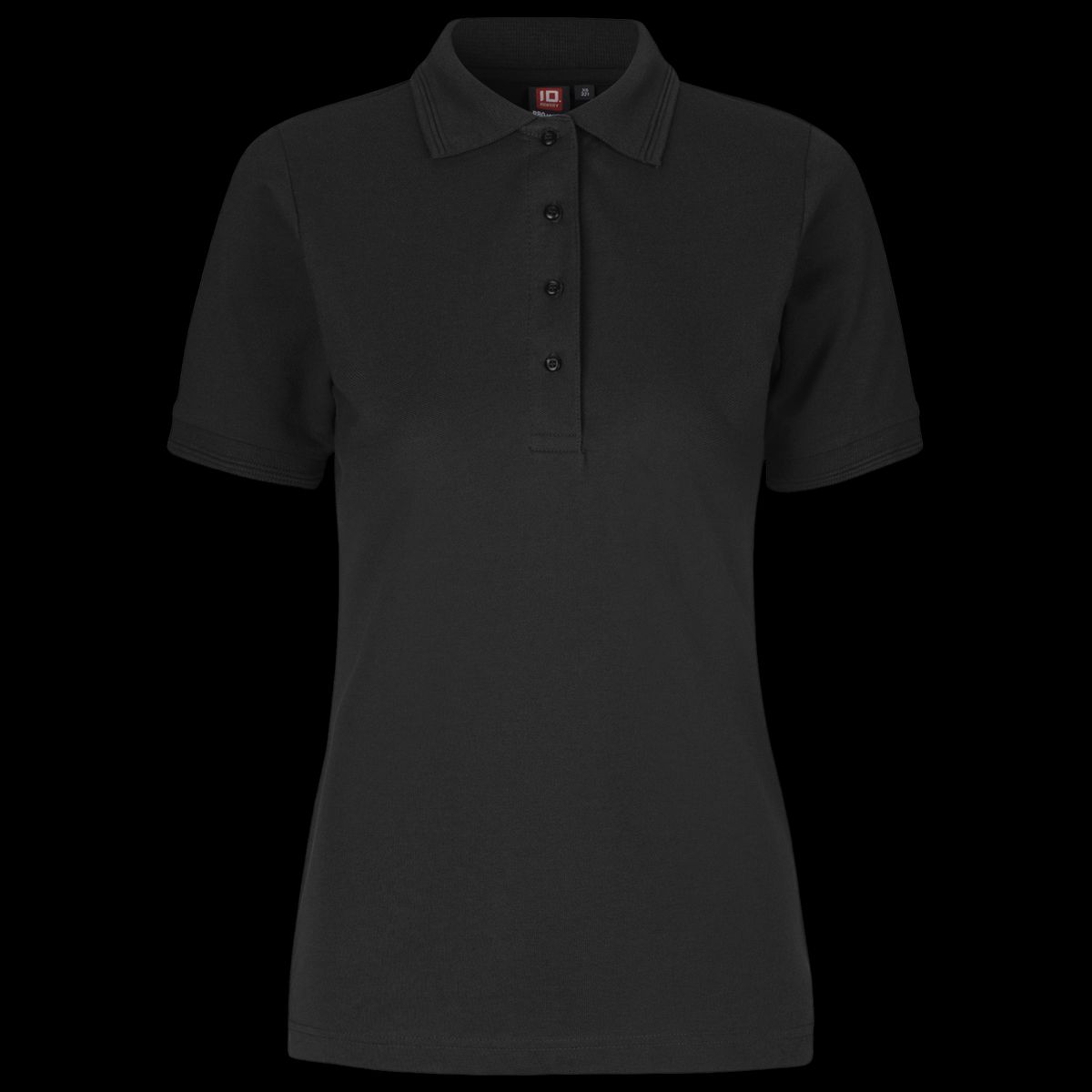 ID Pro Wear Dame Polo - Black - L