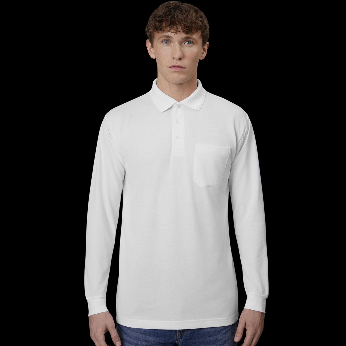 ID Pro Wear Herre Polo - White - 2XL