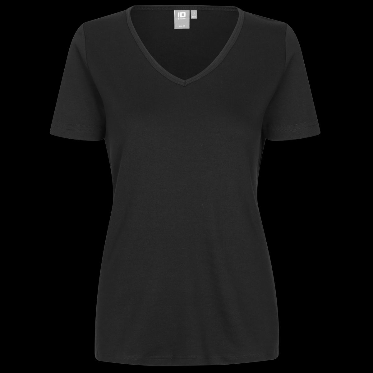 ID Interlock Dame T-shirt - Black - L