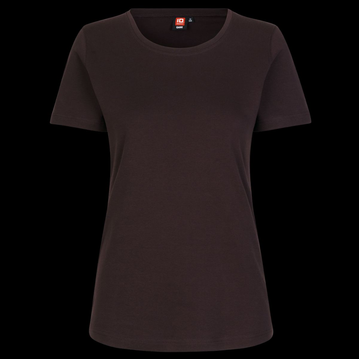 ID Interlock Dame T-shirt - Mørk Bordeaux - XL