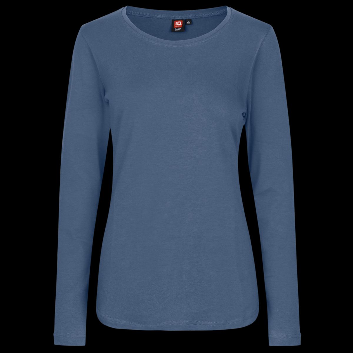 ID Interlock Dame Langærmet t-shirt - Indigo - 2XL