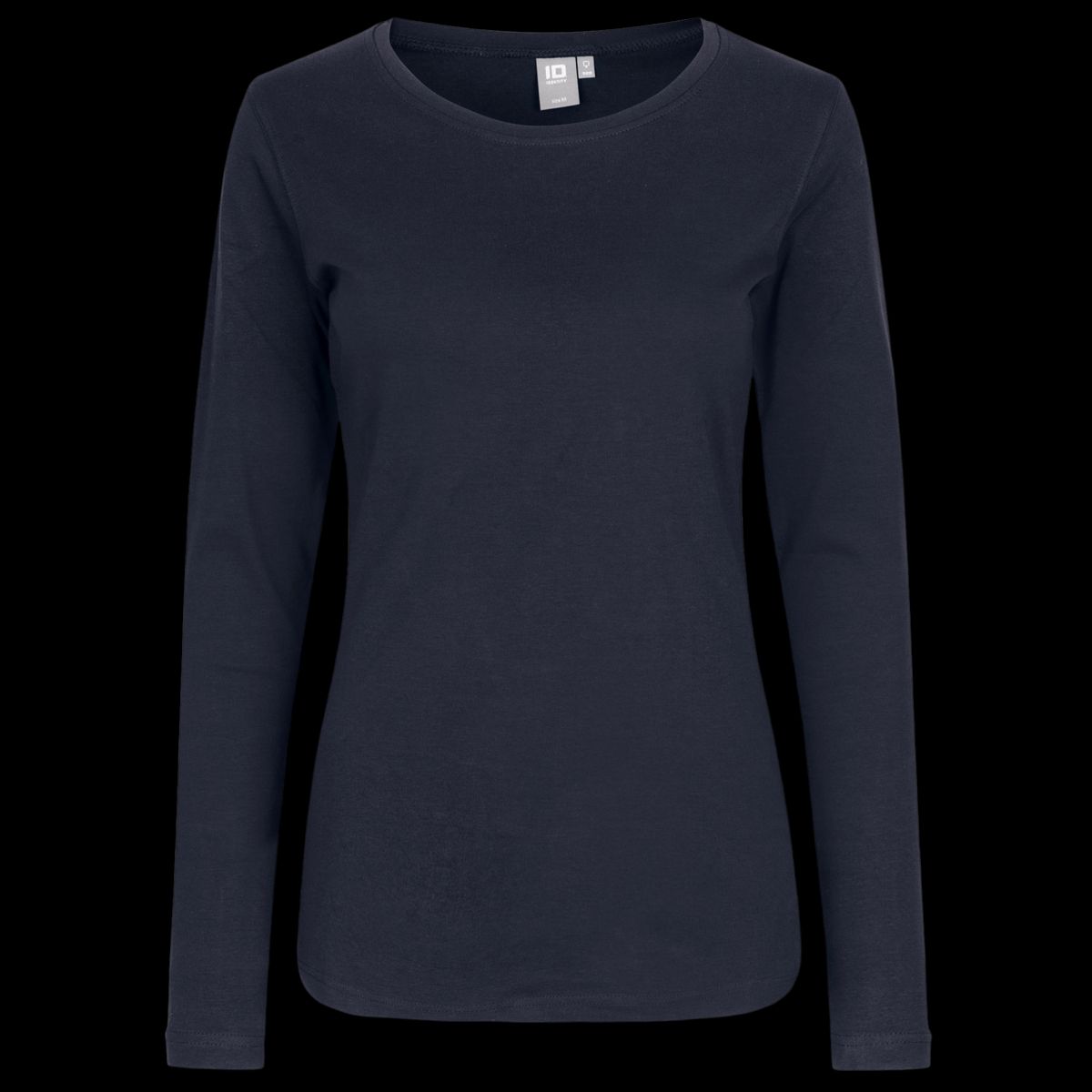 ID Interlock Dame Langærmet t-shirt - Navy - L