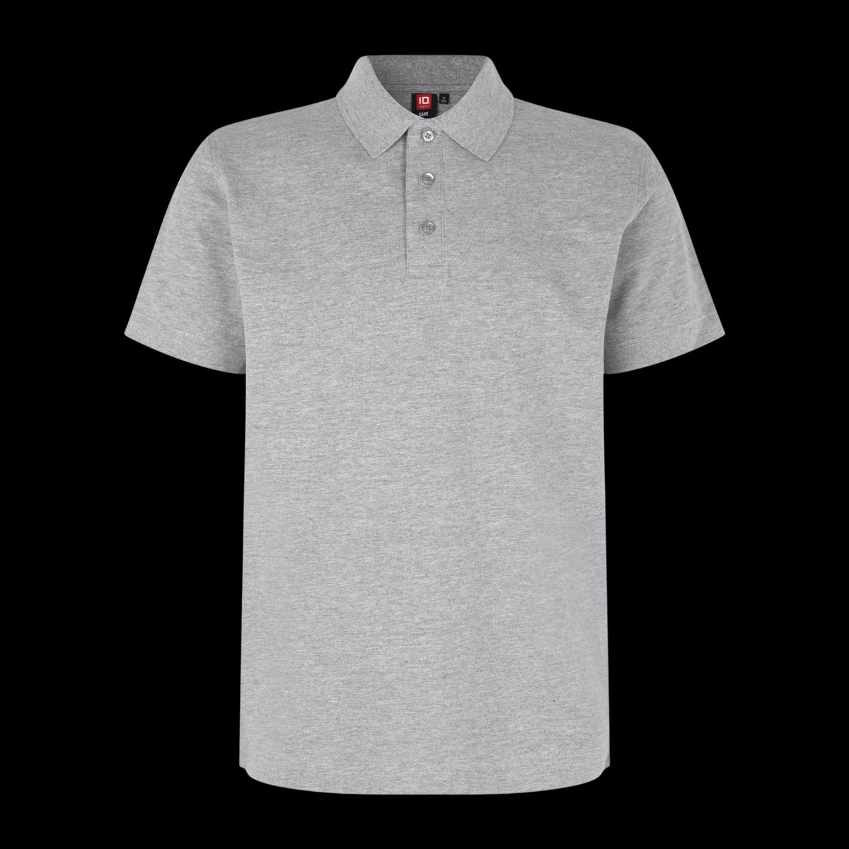 ID Stretch Herre Polo - Grey Melange - 3XL