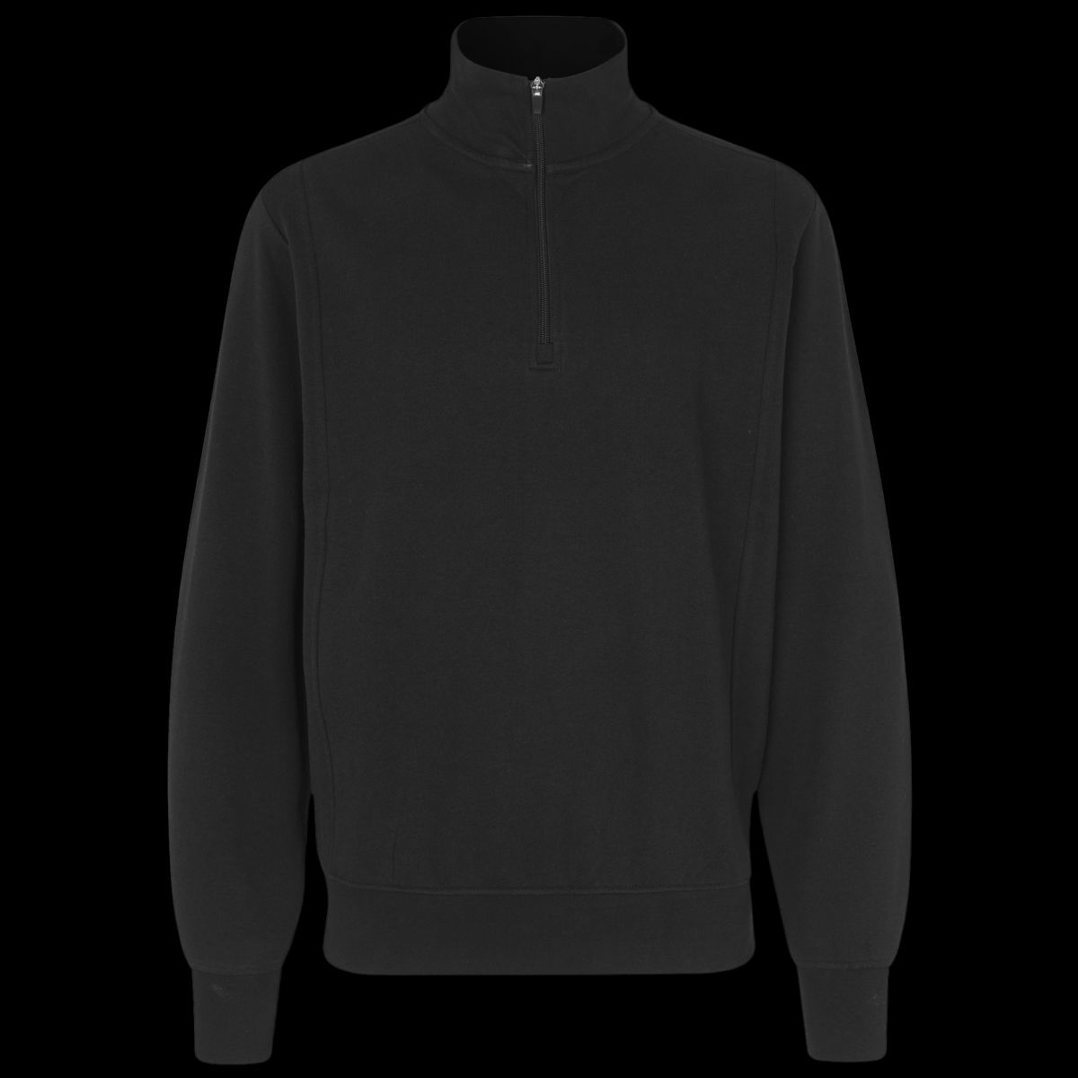 ID Zip Herre Sweatshirt - Black - S