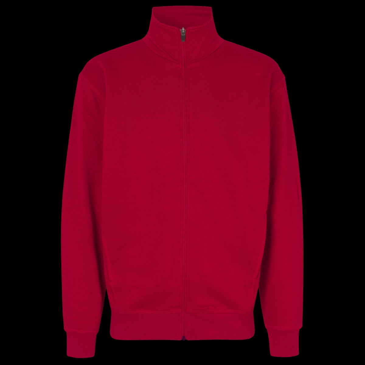 ID Sweat Herre Cardigan - Rød - XL