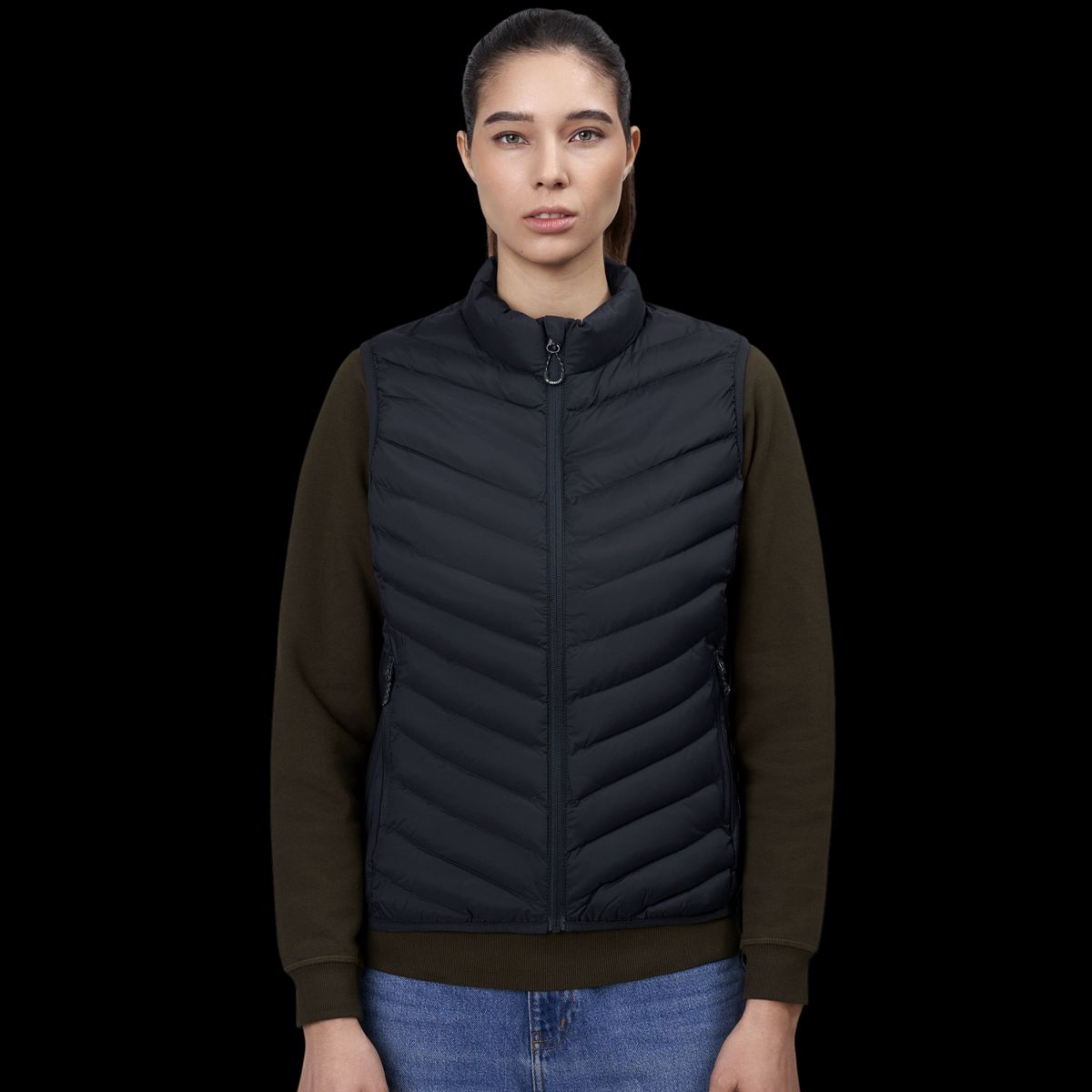 ID Stretch Dame Vest - Navy - 3XL