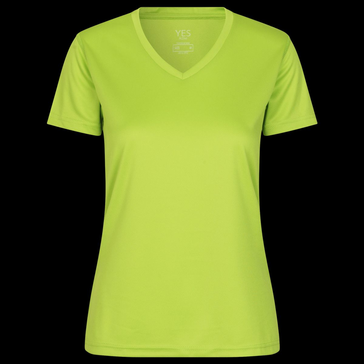 ID YES Active Dame Trænings t-shirt - Lime - XL