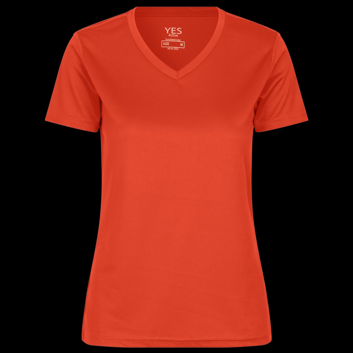 ID YES Active Dame Trænings t-shirt - Orange - S