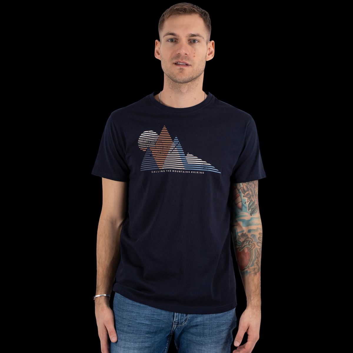 Marcus Draco Herre T-shirt - Night Navy - XL