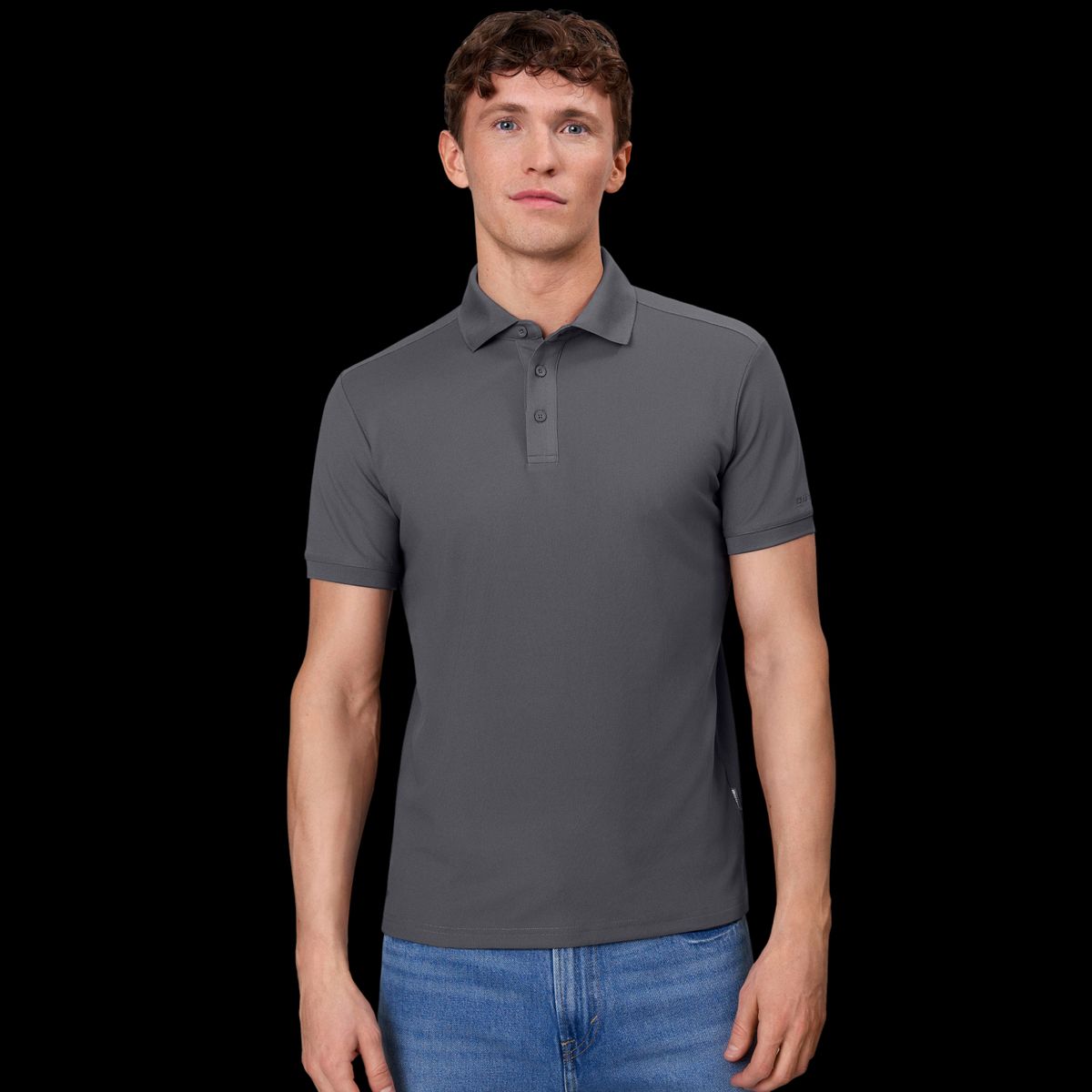 GEYSER by ID Herre Polo - Silver Grey - 2XL