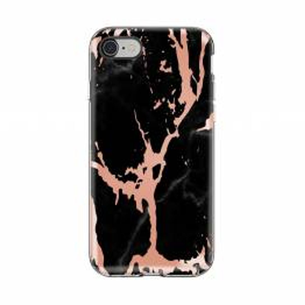 ITSKINS Gel Cover iPhone XR 6,1" med Sort marmor Print