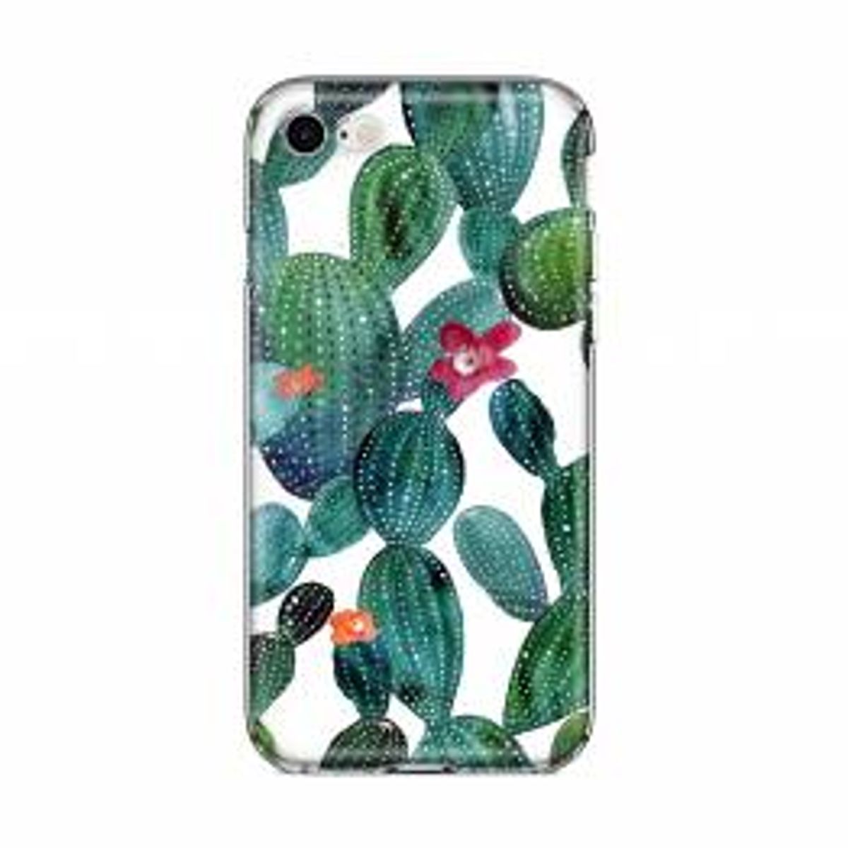 ITSKINS Gel Cover iPhone XR 6,1" med Kaktus Print