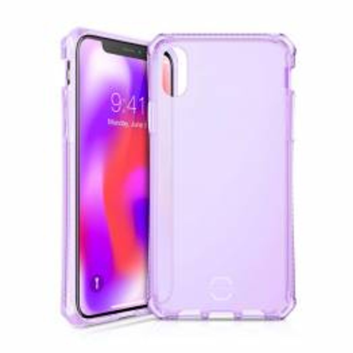 ITSKINS SPECTRUMCLEAR Cover til iPhone XR 6,1  lyse lilla