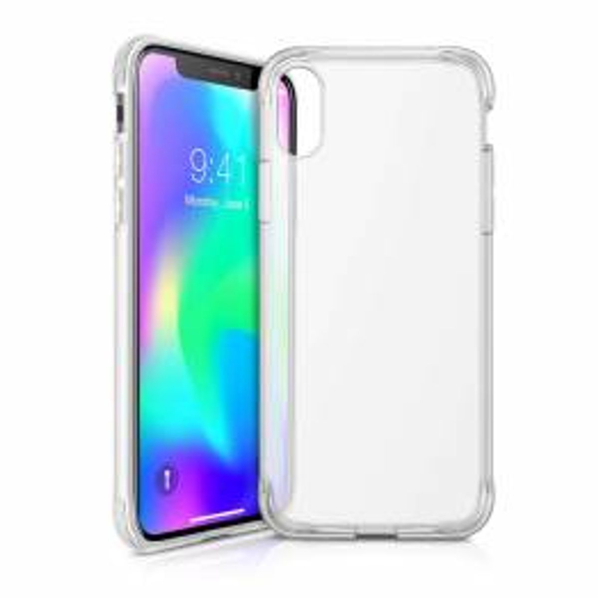 ITSKINS Gel Cover iPhone Xs Max Gennemsigtigt