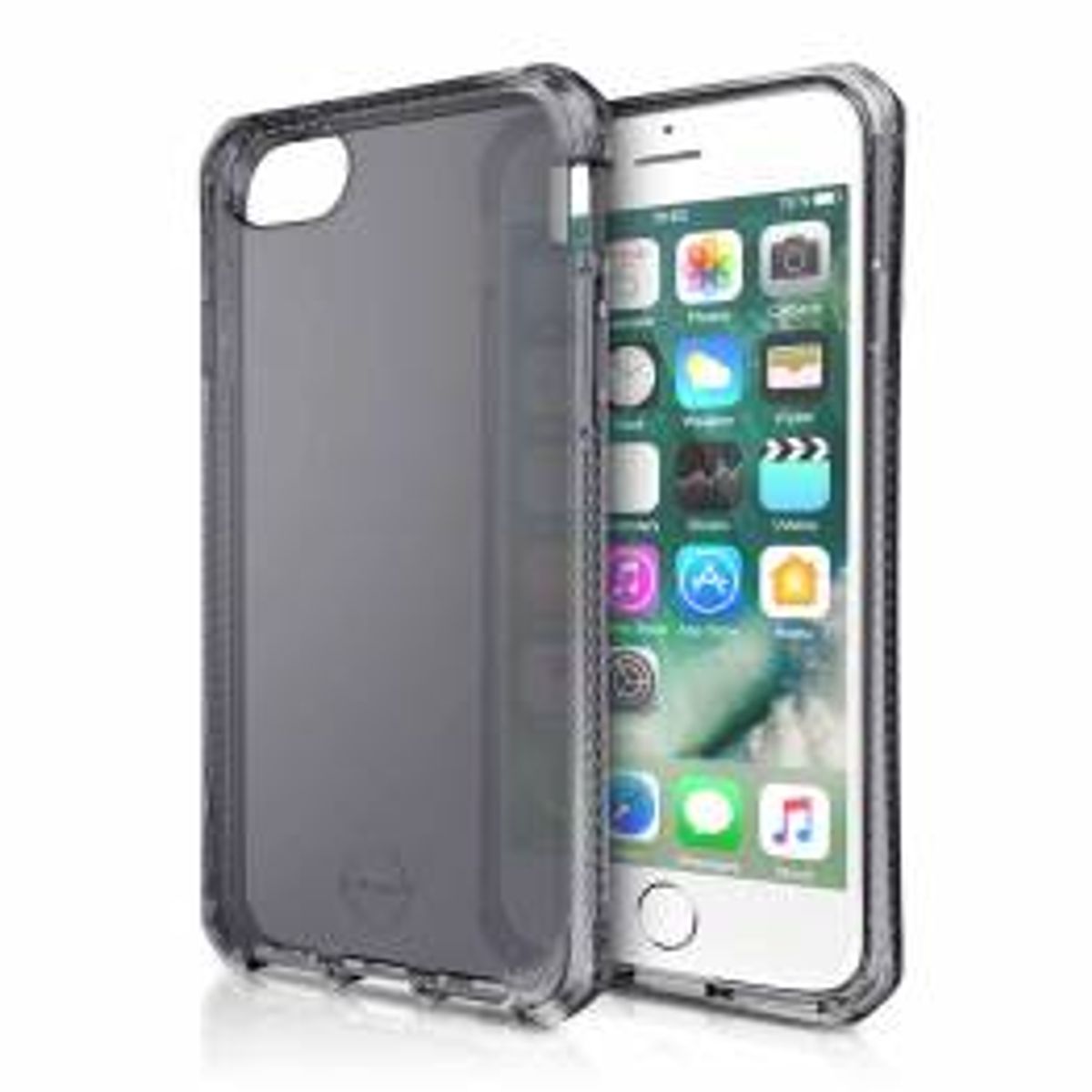 ITSKINS SPECTRUMCLEAR Cover til iPhone 6/6S7/8 mørk