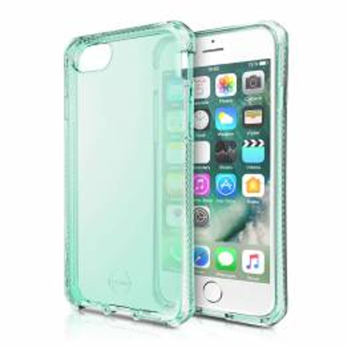 SPECTRUMCLEAR iPhone 6/6S/7/8 COVER fra ITSKINS Tiffany grøn