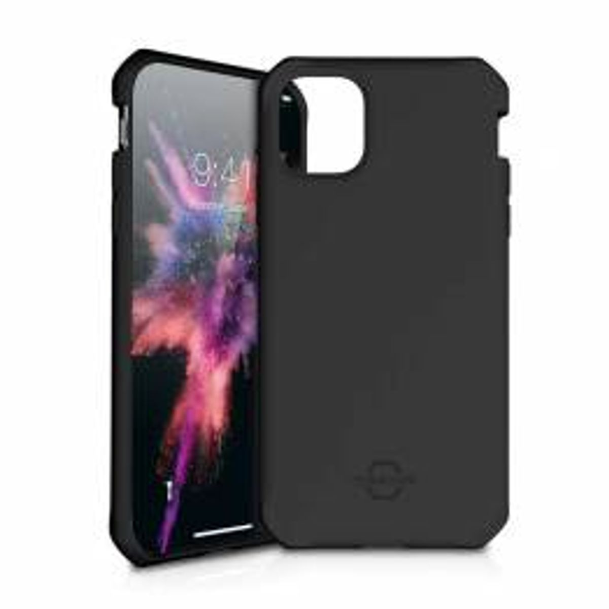 Spectrum Solid cover ITSkins til iPhone 11 Pro Max Sort