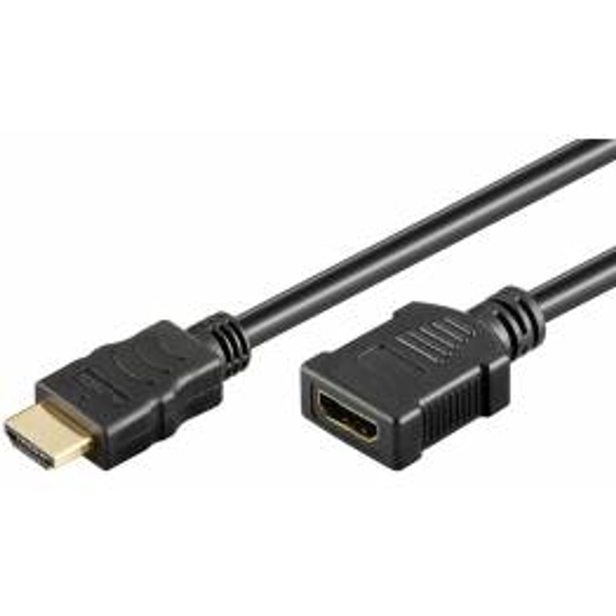 HDMI 1.4 forlænger kabel m. netværk, 4K, Længde 1 meter