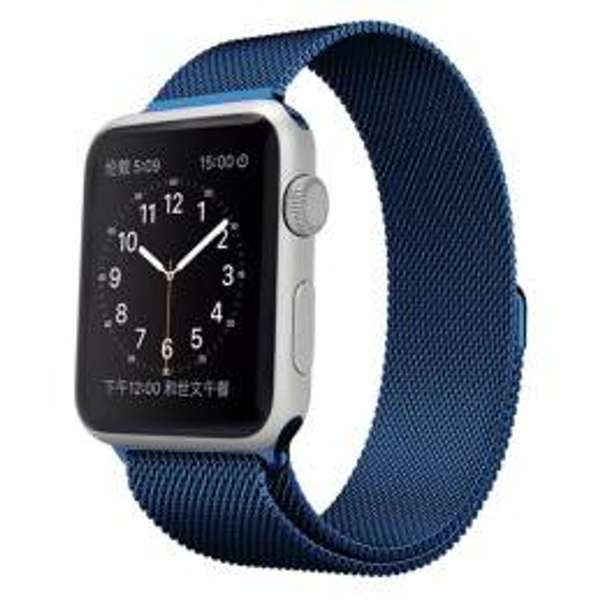 Magnetisk Milanorem i metal til Apple Watch - flere flotte farver, Størrelse 38, 40, 41 & 42mm, Farve Blå