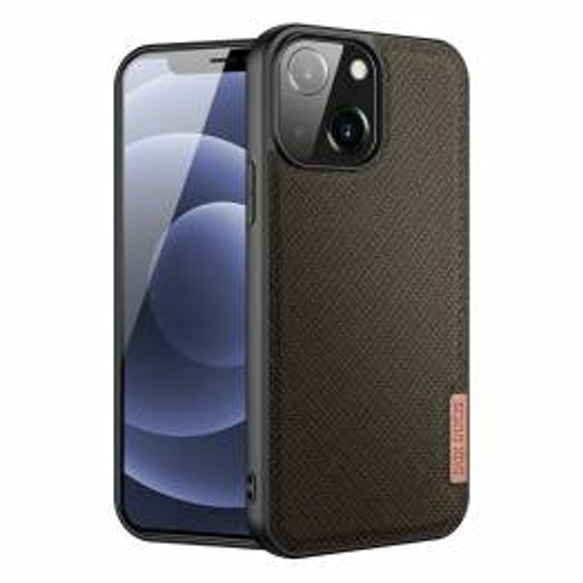 DUX DUCIS Fino iPhone 13 6,1" cover med vævet overflade - grøn