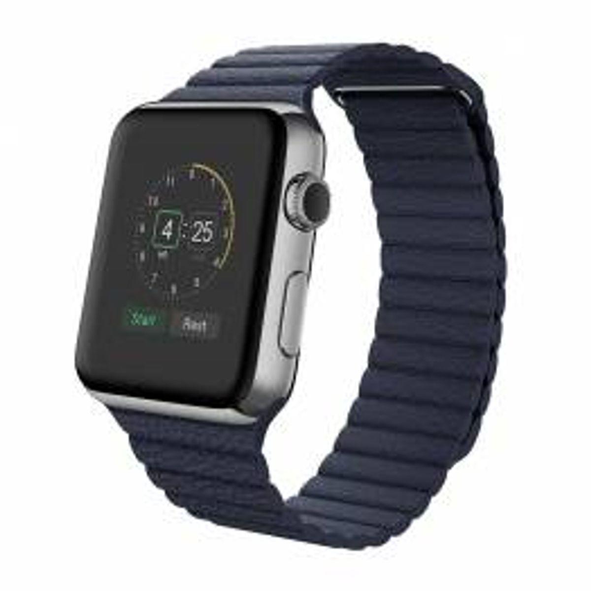 Rem i kunstlæder til Apple Watch med magnetisk lukning - 38/40/41/42mm, Størrelse 38, 40, 41 & 42mm, Farve Mørke Blå