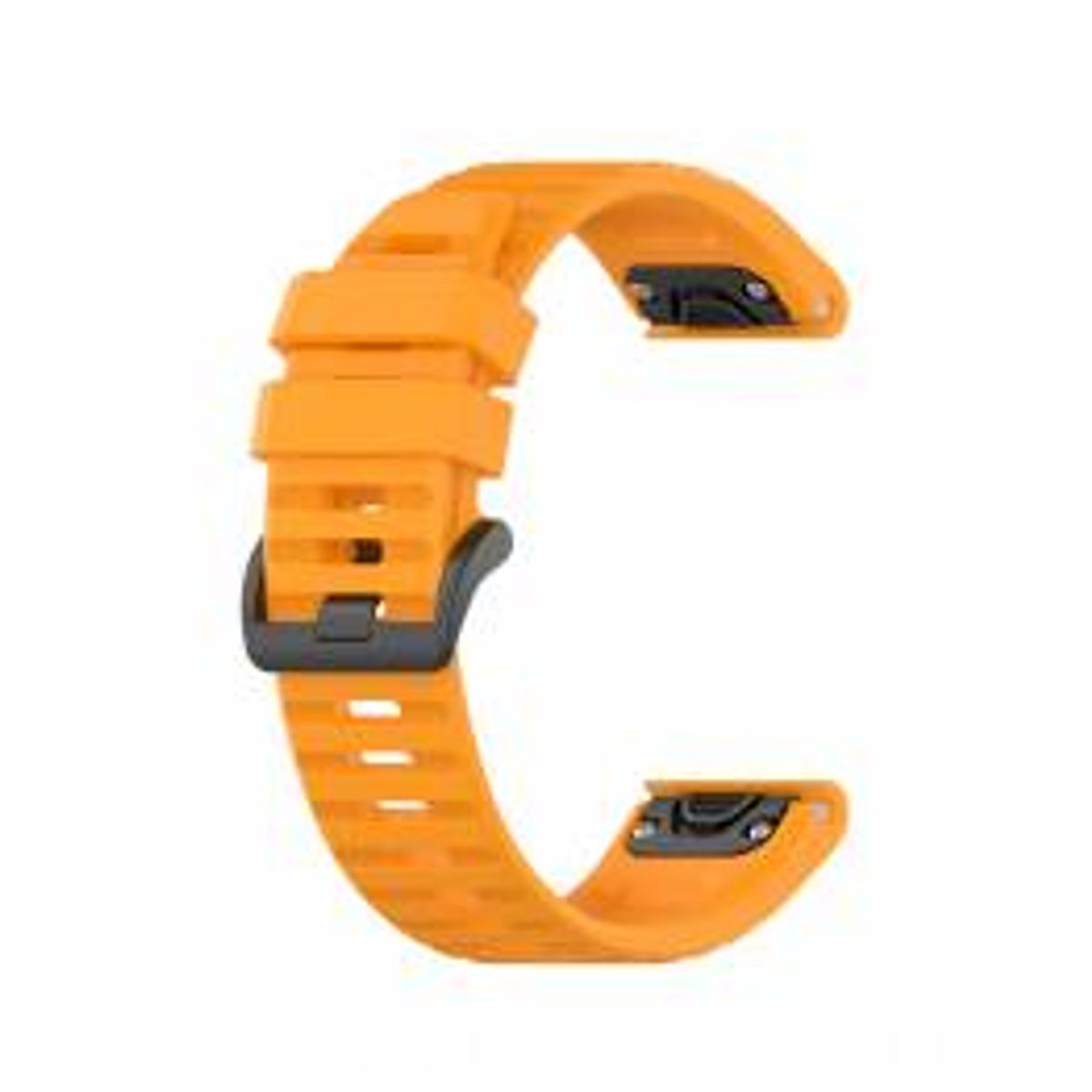 Silikone rem til Garmin Fenix 5/6, Forerunner, Instinct m.fl - Orange