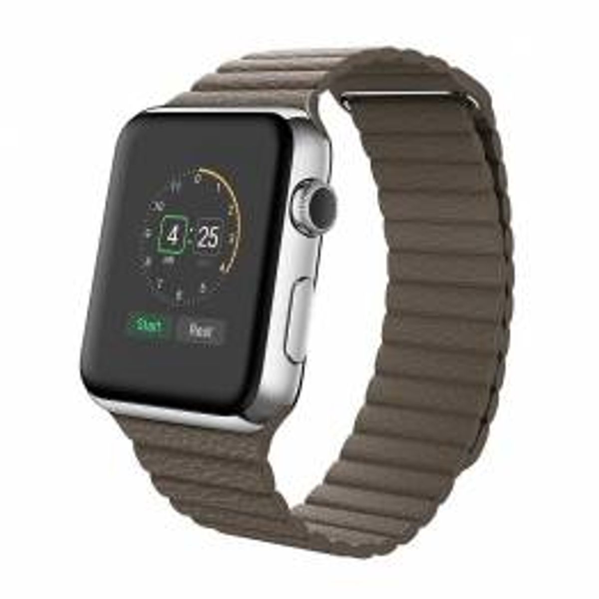 Rem i kunstlæder til Apple Watch med magnetisk lukning - 38/40/41/42mm, Størrelse 38, 40, 41 & 42mm, Farve Brun